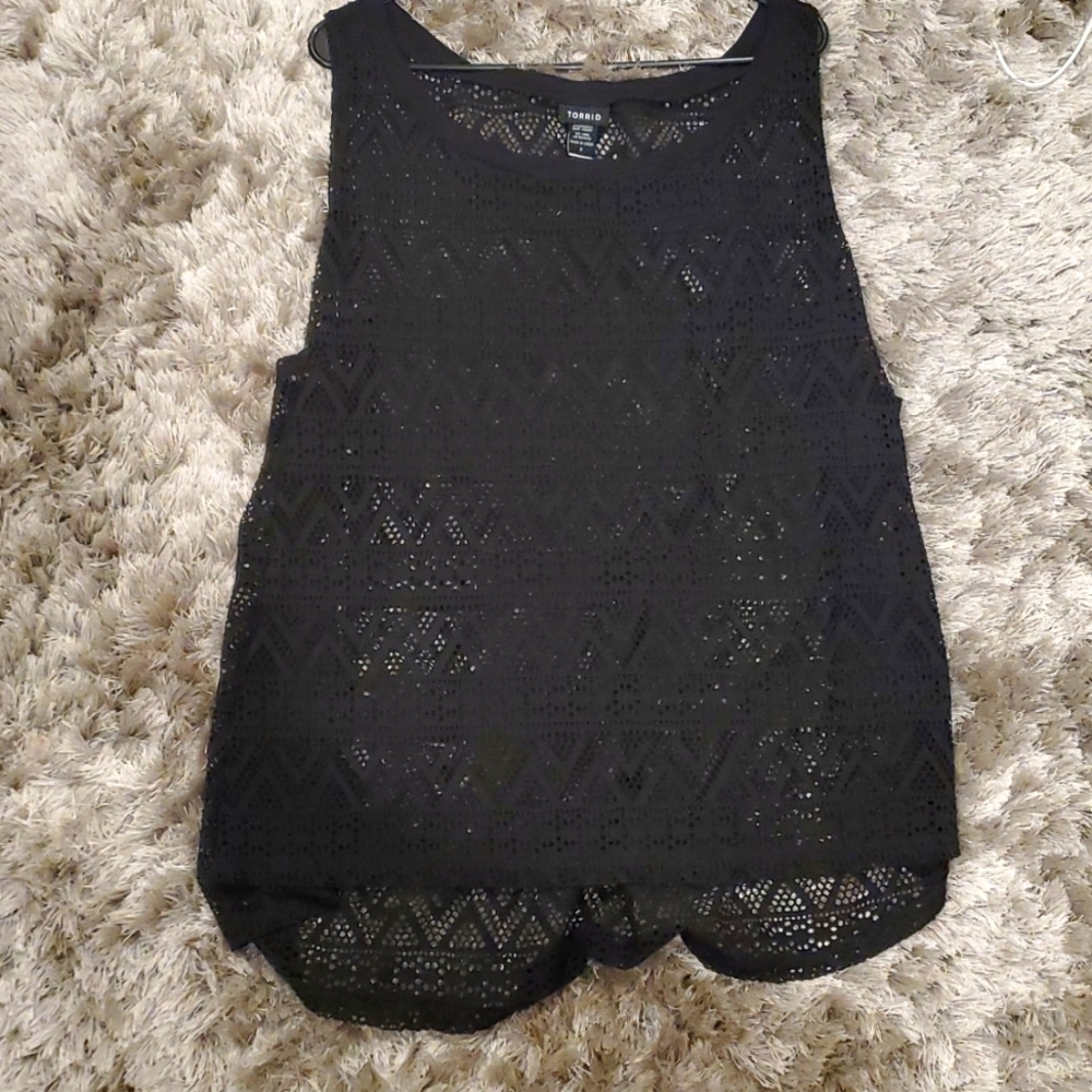 Torrid Open Weave Top - image 1